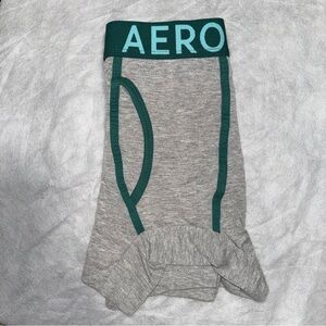 Gray and Green Men's Boxer Briefs